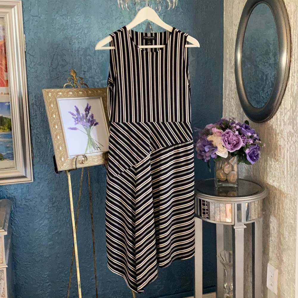 Banana Republic Asymmetrical Dress in Stretch Fabric
